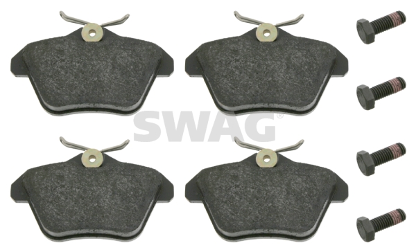 set placute frana,frana disc 74 91 6245 SWAG